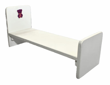 Classic wooden miniature bed